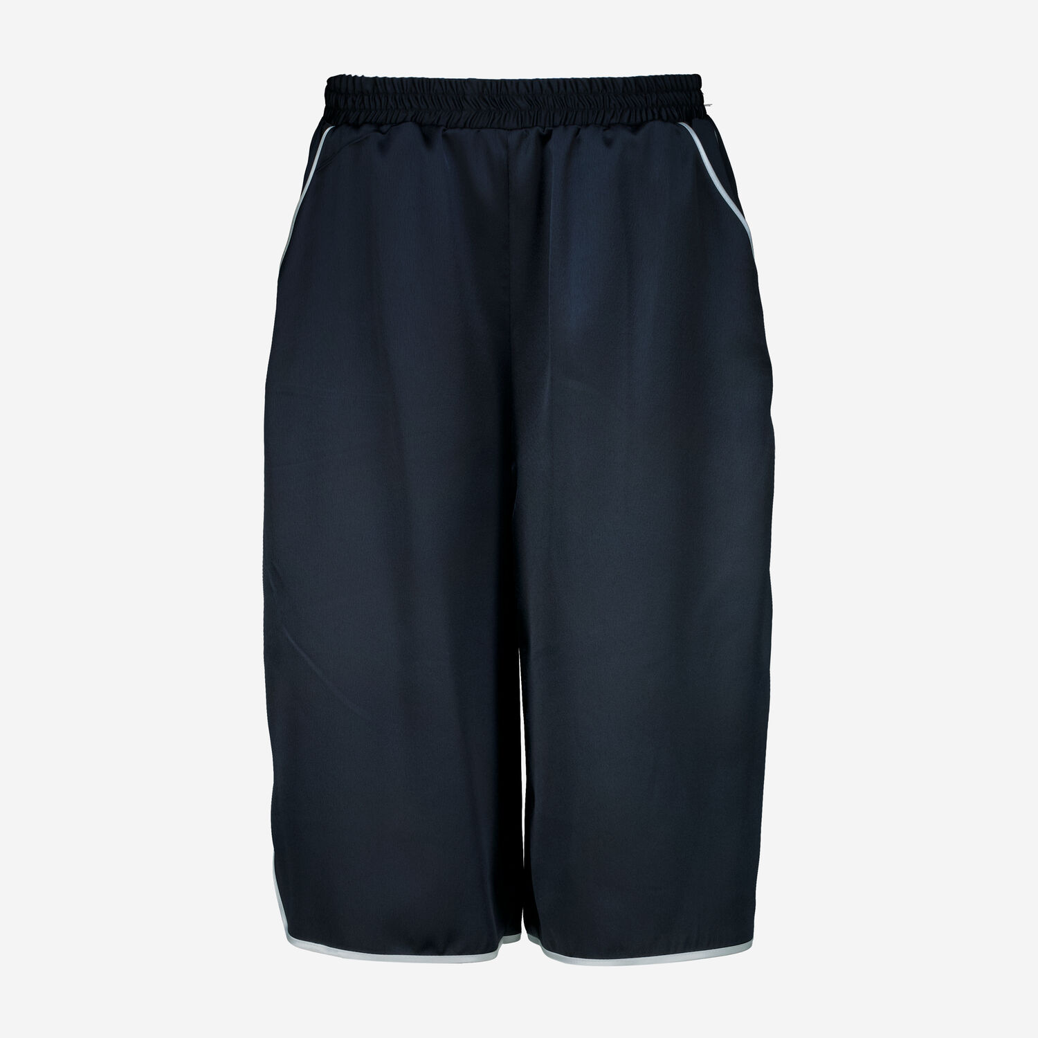 Black Satin Contrast Longline Shorts TK Maxx UK - Main Image