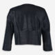 Midnight Blue Glittered Crop Jacket - Image 2 - please select to enlarge image