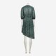 Bottle Green Asymmetric Wrap Dress - Image 2 - please select to enlarge image