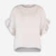 White Frill Sleeve Top - Image 1 - please select to enlarge image