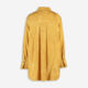 Yellow Satin Chain Oversized Shirt - Image 2 - please select to enlarge image