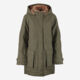 Green Hooded Parka Jacket - Image 1 - please select to enlarge image