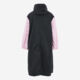 Black & Pink Long Trench Coat - Image 2 - please select to enlarge image