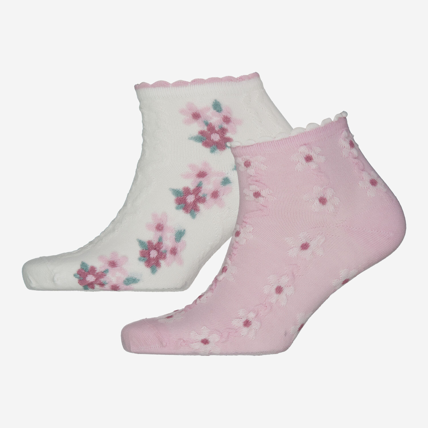White Pink Patterned Socks TK Maxx UK