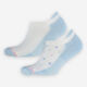 Two Pack Blue Compression Ankle Socks - Image 1 - please select to enlarge image