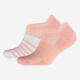 Two Pack Pink & White Compression Ankle Socks - Image 1 - please select to enlarge image