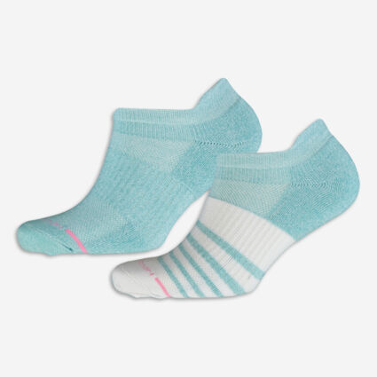 Two Pack Multicoloured Compression Ankle Socks - Image 1 - please select to enlarge image