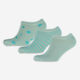 Three Pack Mint Blue Sparkly Socks - Image 1 - please select to enlarge image