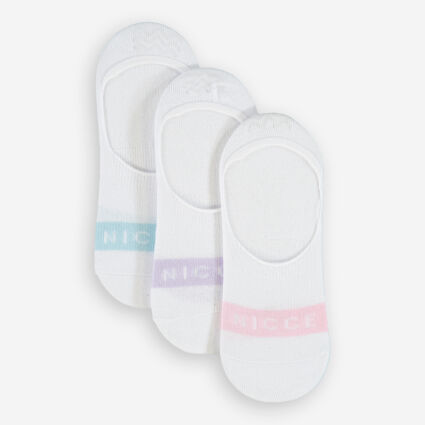 Three Pack White Trainer Liners - Image 1 - please select to enlarge image