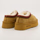 Chestnut Platform Sheepskin Slippers - Image 2 - please select to enlarge image