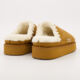 Tan & White Clog Slippers - Image 2 - please select to enlarge image