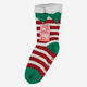 Multicolour Christmas Elf Jingle Socks - Image 2 - please select to enlarge image