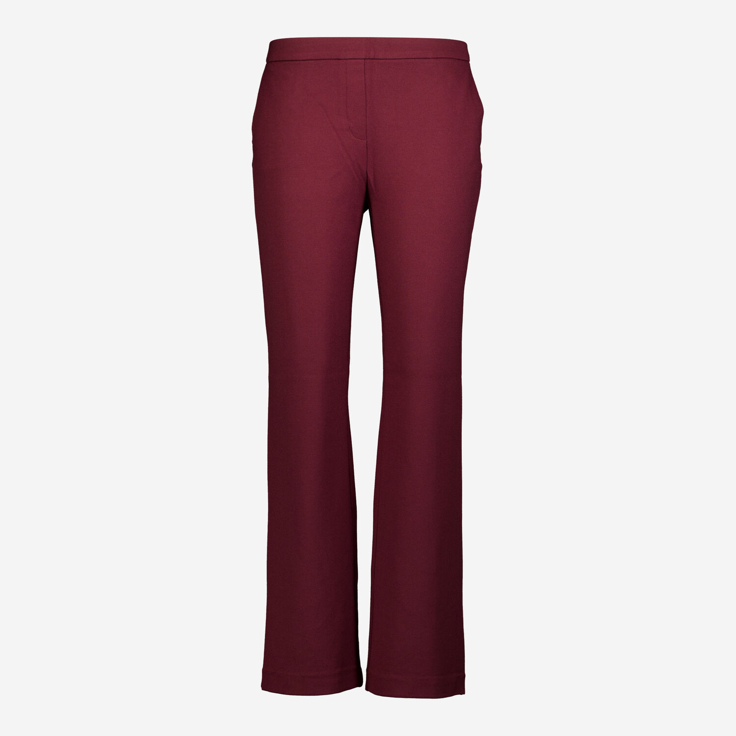 Merlot Textured Knit Straight Leg Trousers TK Maxx UK