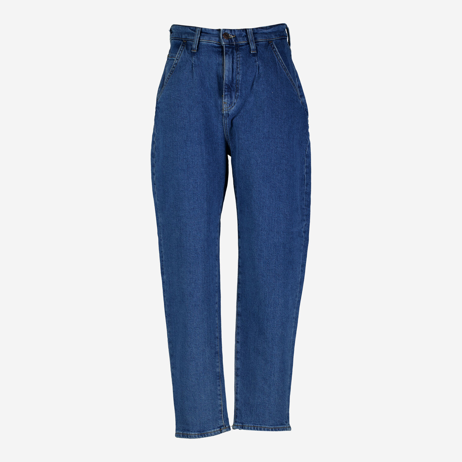 Blaue Baggy Fit Laura Jeans mit hohem Bund TK Maxx de
