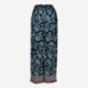 Navy & Blue Floral Trousers - Image 3 - please select to enlarge image