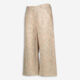 Cream Floral Twill Cropped Trousers - Image 2 - please select to enlarge image