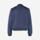 Navy Faux Suede Bomber Jacket - Image 2 - please select to enlarge image