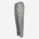 Grey Palm Print Joggers - Image 1 - please select to enlarge image