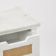 White Marble Storage Cabinet 75x38cm - Image 2 - please select to enlarge image