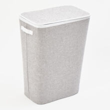 Grey Marl Laundry Hamper 56x45cm