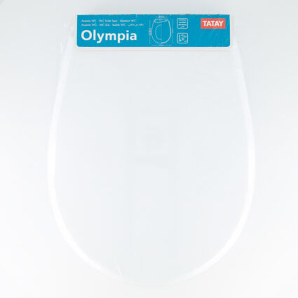 White Olympia Toilet Seat - Image 1 - please select to enlarge image