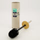 Beige Bamboo Lid Slimline Toilet Brush 37x8cm - Image 2 - please select to enlarge image