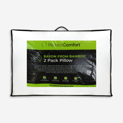 White Breathable Pillow Pair - Image 1 - please select to enlarge image