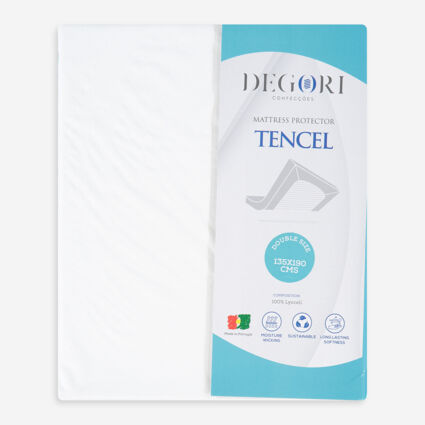 Double Tencel Mattress Protector - Image 1 - please select to enlarge image