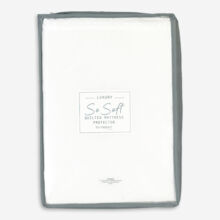 Single White So Soft Quilted Mattress Protector