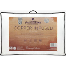 Single White Copper Infused Pillow