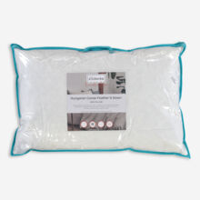 White Hungarian Goose Feather & Down Pillow