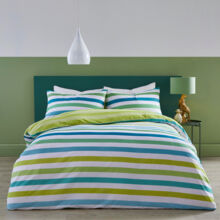 King Green Carlson Stripe Duvet Set