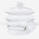 Single White Fitted Sheet 240TC - Image 2 - please select to enlarge image