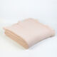 Dusty Pink Embroidered Frill Bedspread 180x250cm  - Image 2 - please select to enlarge image