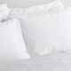 Cream Standard Pillowcase Pair 200TC - Image 2 - please select to enlarge image