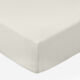 Double Cream Fitted Sheet 400TC - Image 2 - please select to enlarge image
