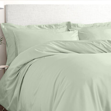 Cream Oxford Sateen Pillowcases - Image 1 - please select to enlarge image