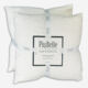 Two Pack White Embroidered Bed Cushions 60x60cm - Image 1 - please select to enlarge image