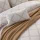 Single White Laura Duvet Cover 144TC - Image 2 - please select to enlarge image