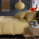Single Gold St Quentin Duvet Set 200TC - Image 2 - please select to enlarge image
