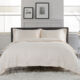 Superking Beige Southport Duvet Cover - Image 1 - please select to enlarge image