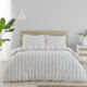 Double Natural Cove Stripe Duvet Set - Image 1 - please select to enlarge image