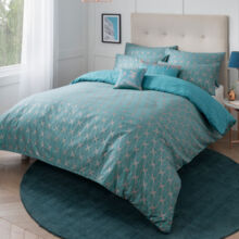 Double Blue Caspia Duvet Cover 200TC