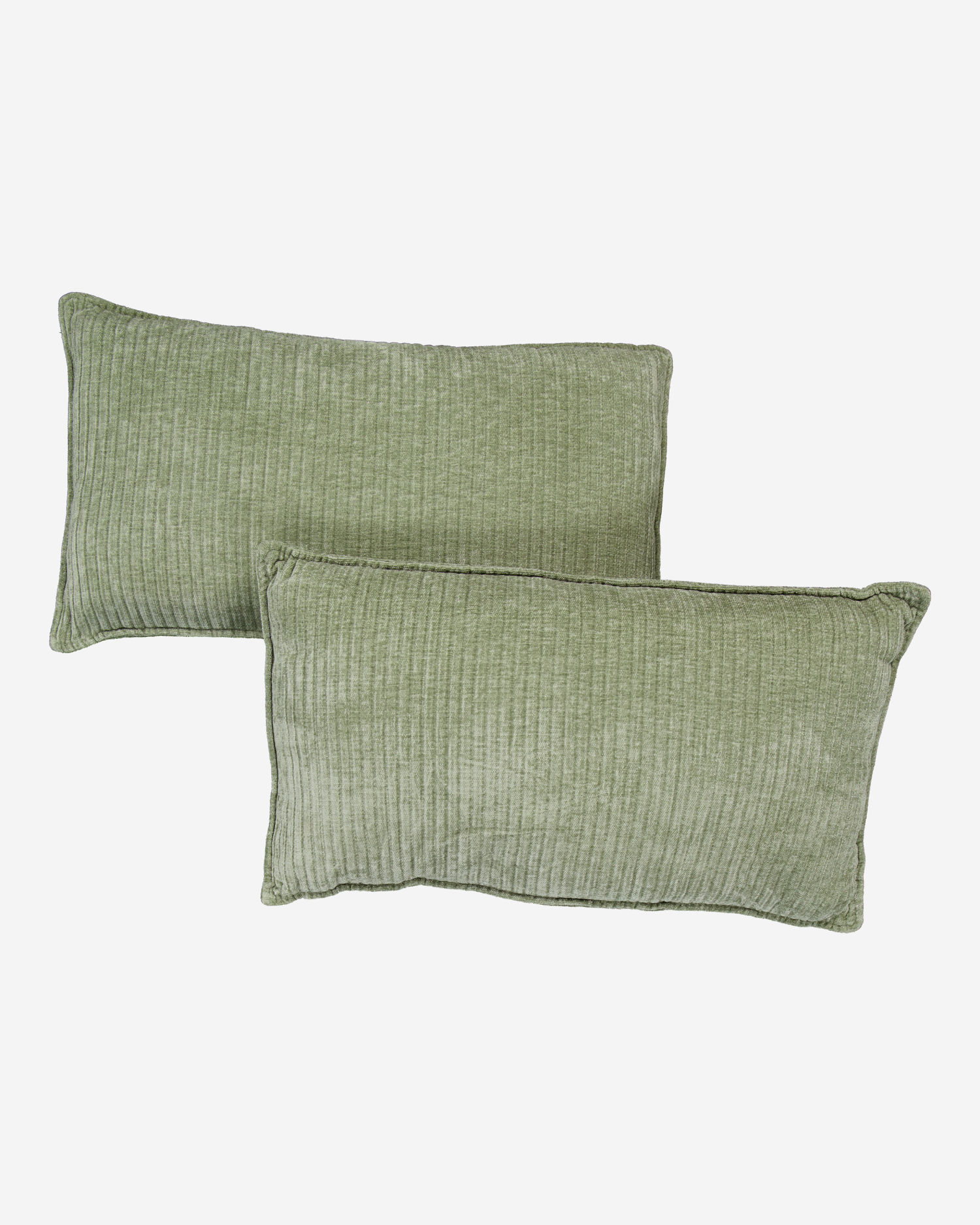 2er-Pack grünen Zierkissen 32x60cm