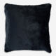 Navy Koda Faux Fur Cushion - Image 2 - please select to enlarge image