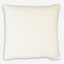 18x18 Boucle Foil Marble With Tassels Square Throw Pillow Ivory/silver -  Vcny Home : Target