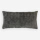 Grey Faux Fur Cushion 90x45cm - Image 2 - please select to enlarge image