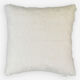 White Faux Fur Cushion 60x60cm - Image 2 - please select to enlarge image