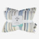 Two Pack White Striped Cushion - Image 1 - please select to enlarge image