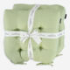 Green Tufted Seat Pads - Image 1 - please select to enlarge image